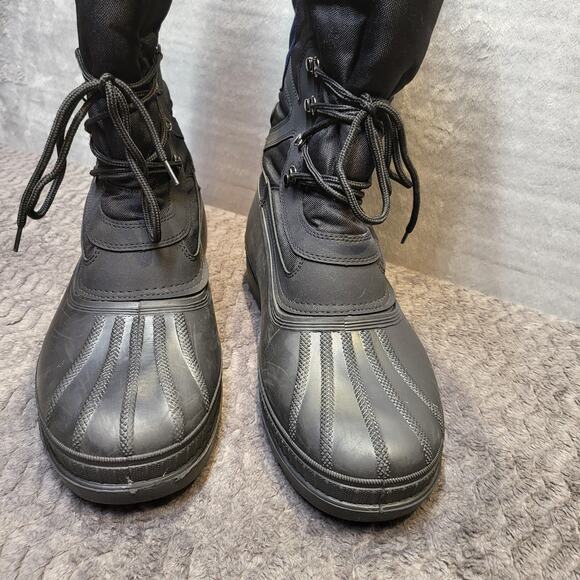 Arctic Cat Winter Snow Boots Mens Size 9 Black Waterproof Made In Canada Outdoor main image 7